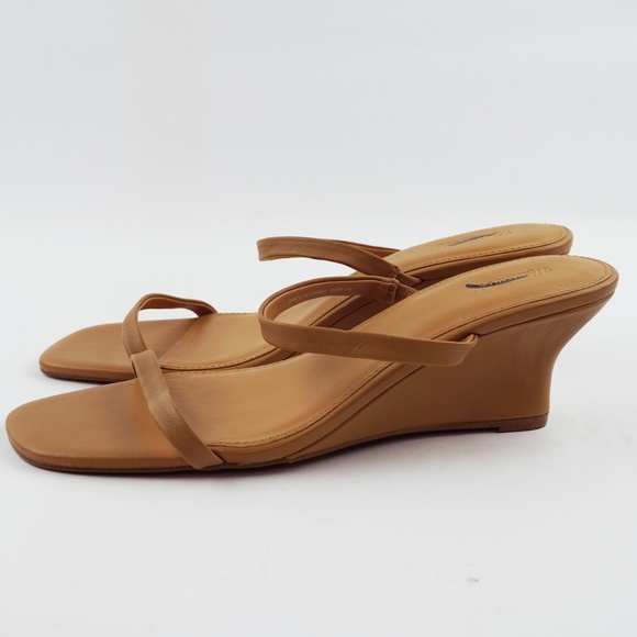 New MADEWELL The Kimmy Wedge Sandal in Amber Brown $128 NR004 - Picture 8 of 9